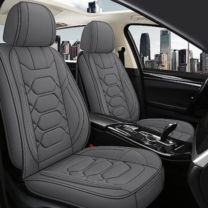 Leather Car Seat Covers Front Pair (2 Count)