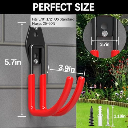 Garden Hose Holder Wall Mount (2 Count)