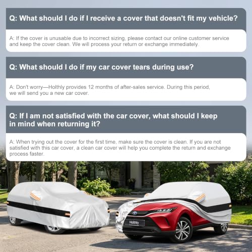 10 Layers SUV Car Cover Custom Fit for Toyota Venza
