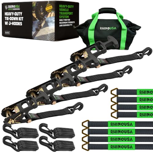 Car Hauler Tie Down Straps