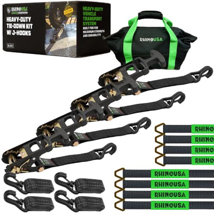 Car Hauler Tie Down Straps