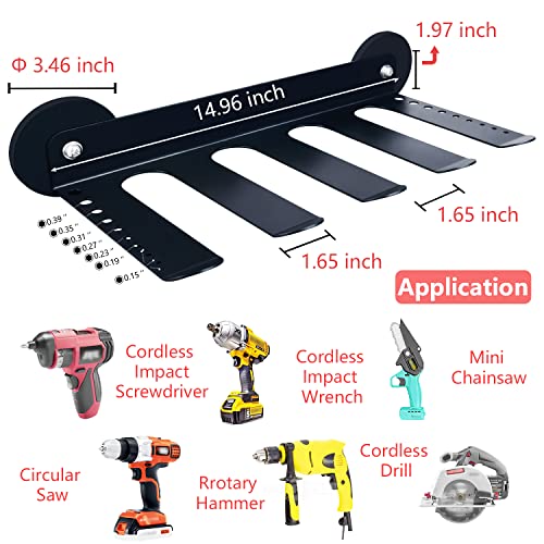 Power Tool Organizers and Storage Drill Tools Holder Magnetic Mount