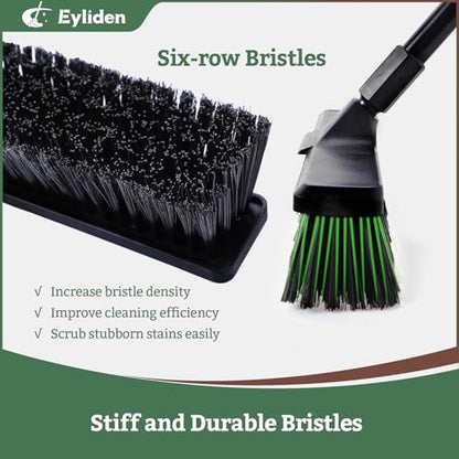 18" Push Broom for Deck Driveway Patio Garage