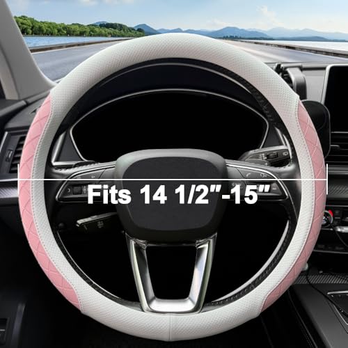 Nappa Leather Steering Wheel Cover