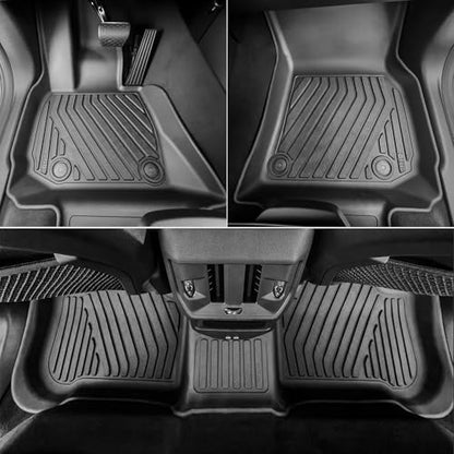 Floor Mats & Cargo Mat & Backrest Mats for BMW X3 2026 2025 Custom Fit TPE All Weather 1st & 2nd Row Car Mats and Trunk Liners Accessories for 30 xDrive M50 xDrive