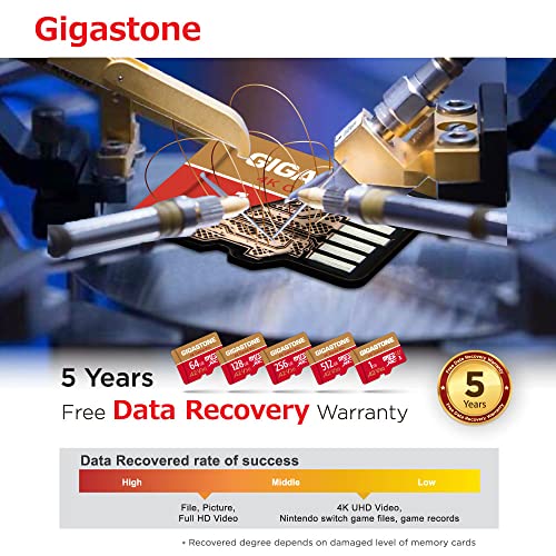 for Switch 1 Only】 GIGASTONE 512GB Micro SD Card