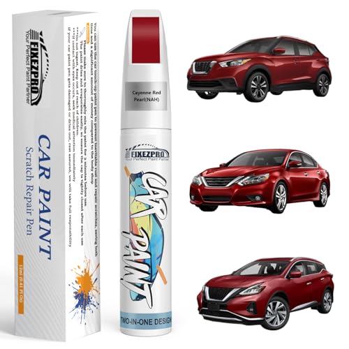 NAH Cayenne Red Pearl Touch Up Paint for Nissan