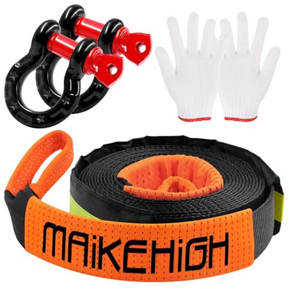 Tow Strap Heavy Duty with Hooks (2 Count)