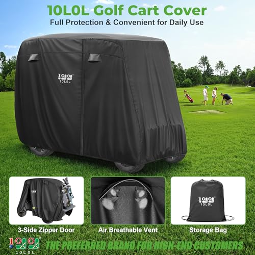 4 Passenger Golf Cart Cover for Yamaha EZGO Club Car