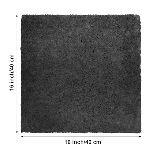30 Pcs 16 x 16 Inch Edgeless Microfiber Plush Towels for Cars Detailing Drying Wash Polishing Absorbent Cleaning Cloths