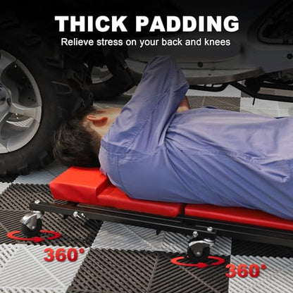 36" Rolling Foldable Car Creeper Automotive Creeper