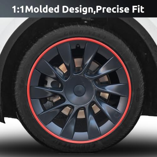 Wheel Rim Protector for Tesla Model Y 20 Inch Induction Wheels All (4 Count)