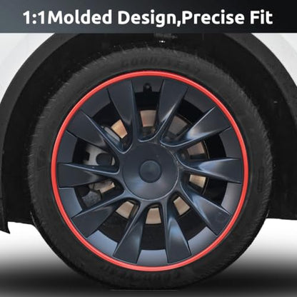 Wheel Rim Protector for Tesla Model Y 20 Inch Induction Wheels All (4 Count)