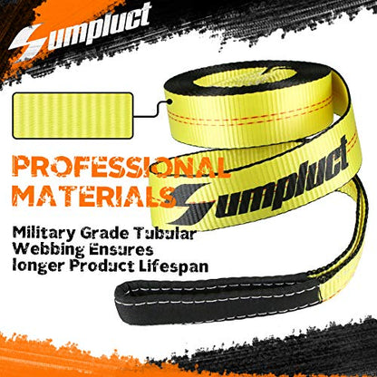 Recovery Tow Strap 2in×20ft Heavy Duty 20 (20 Foot)