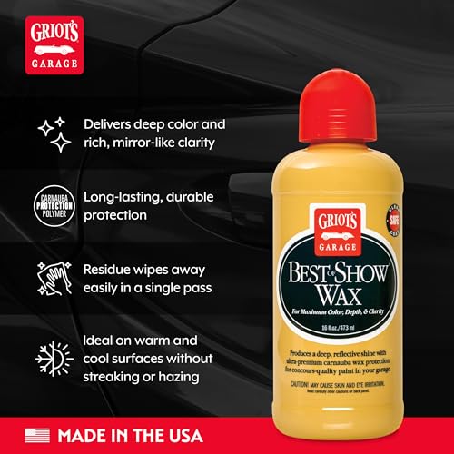 Best of Show Wax for Car Detailing and Polishing (16 Fl Oz)