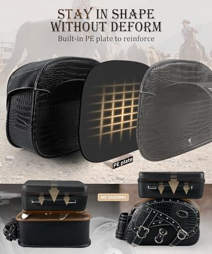 Motorcycle Saddlebags Leather