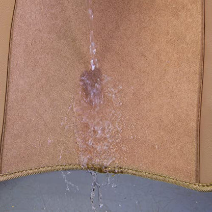 Beige Leather & Waterproof Car Carpet Floor Mats