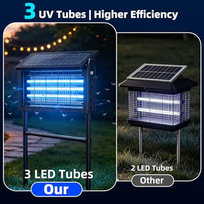 Solar Bug Zapper Outdoor 22 in