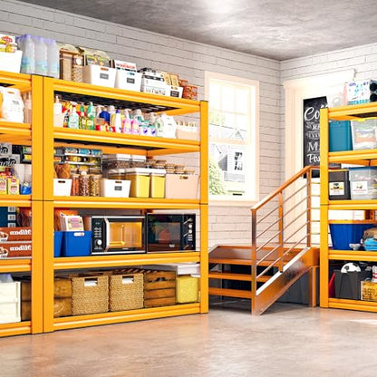 Orange Garage Shelving 3