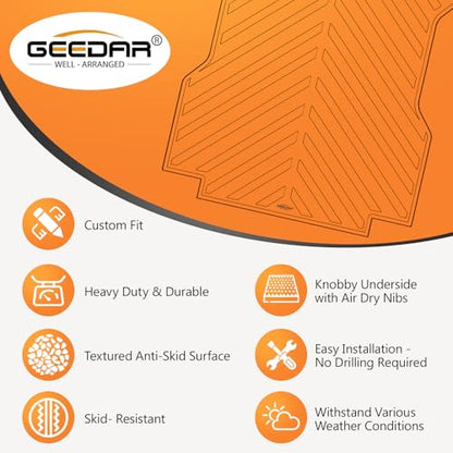 Heavy Duty Rubber Truck Bed Mat for 2024