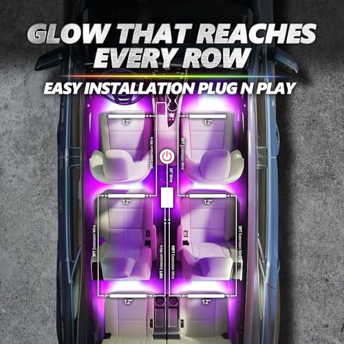 Aura Pro Double Glow Interior Truck & SUV Lights with App & Remote