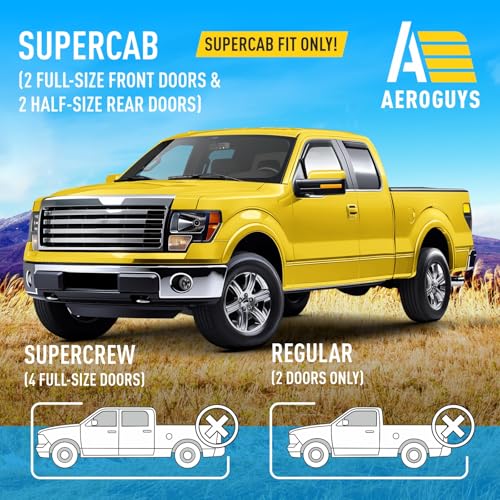 Extra Durable Window Deflectors in (4 Count)