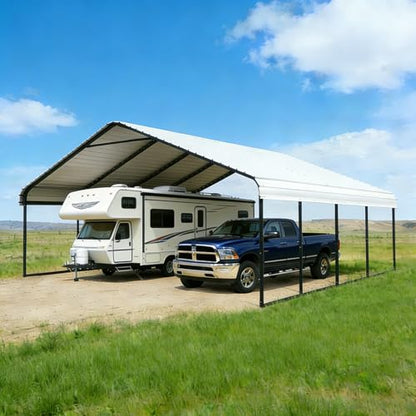 20x20 FT Heavy Duty Extra Large Metal Carport