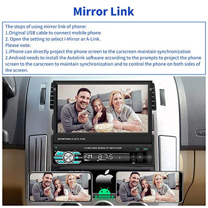7'' Single Din Carplay Car Stereo