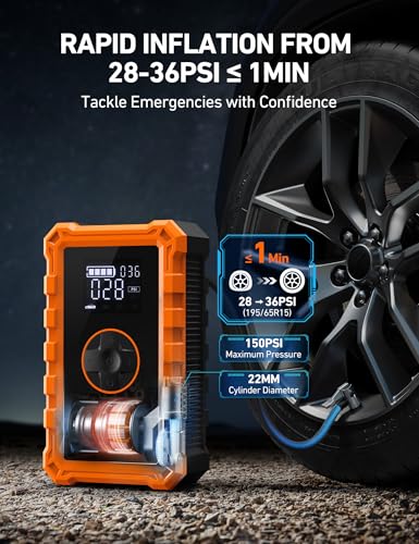 S8 Air Jump Starter with Air Compressor