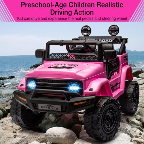 12V Kids Ride On Truck Car with Remote Control
