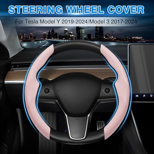 Custom Fit for Tesla Steering Wheel Cover