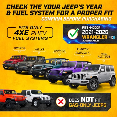 JustFit™ 3D Floor Mats for Jeep Wrangler 4XE 2021