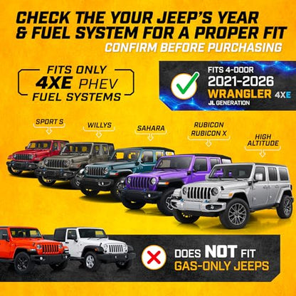 JustFit™ 3D Floor Mats for Jeep Wrangler 4XE 2021