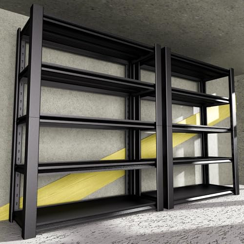 3000 LBS Capacity Metal Storage Rack 72" H x 48" W x 20" D (2 Count)