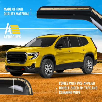 Extra Durable Window Deflectors in (4 Count)