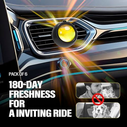 Car Air Freshener Vent Clips (6 Count)