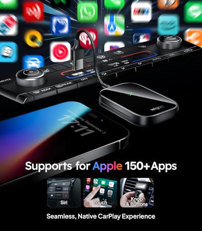 2026 Upgrade Wireless CarPlay Adapter [Long