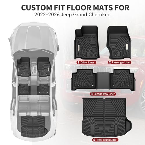 Floor Mats for Jeep Grand Cherokee 2022