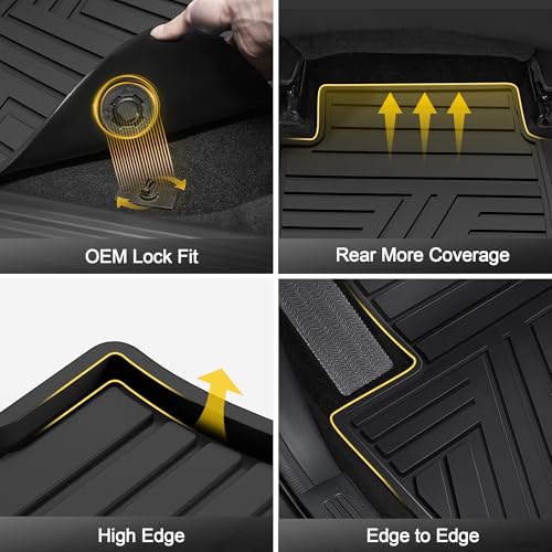 Rubber Floor Mats for Nissan Rogue 2021