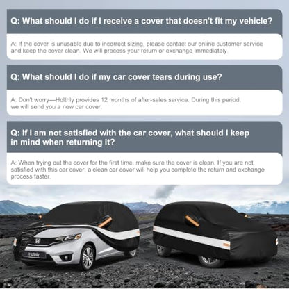 10 Layers Hatchback Car Cover Custom Fit for Honda Fit