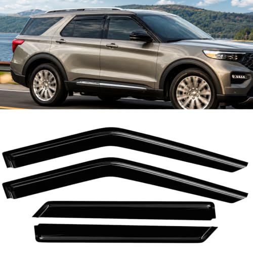 4PC Window Rain Guards fit 2020 (4 Count)