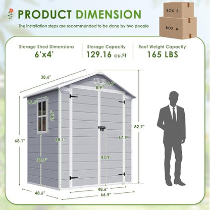 Plastic Outdoor Storage Shed