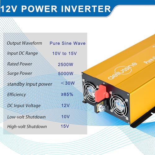 2500W Pure Sine Wave Inverter