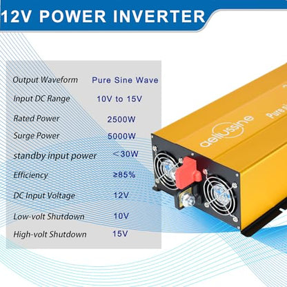 2500W Pure Sine Wave Inverter