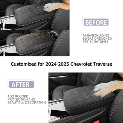 2026 2027 Traverse Center Console Cover Compatible with 2024 2025 2026 2027 Chevrolet Traverse Accessories 2027 Traverse LT