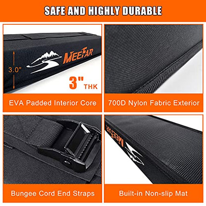Kayak Car Roof Rack Pad for Kayak Surfboard SUP Canoe Soft Roof Rack Pads