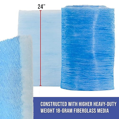 Elite Paint Spray Booth Exhaust Filter Roll 24" x 300'