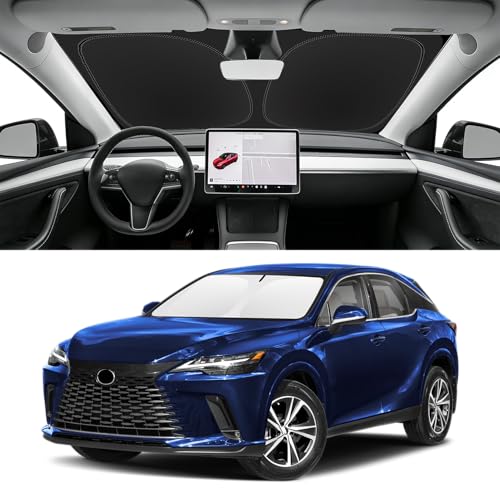 Custom Fit Windshield Sun Shade for Lexus RX 2023