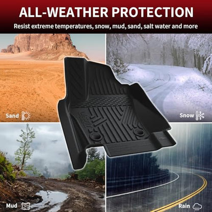 Floor Mats for Toyota Tacoma 2024 2025 2026 Double Cab Auto Tran Gas