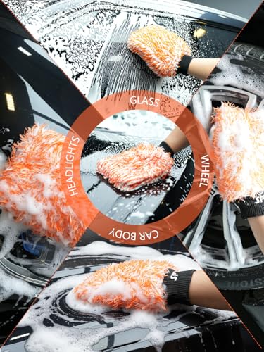 Microfiber Car Wash Mitt (3 Count)